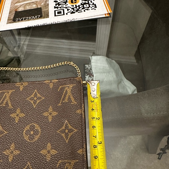Authentic Louis Vuitton Brown Monogram Pochette Cert. Of Authenticity - Picture 12 of 12
